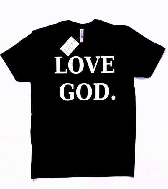 LOVE GOD TEE (Black & White)