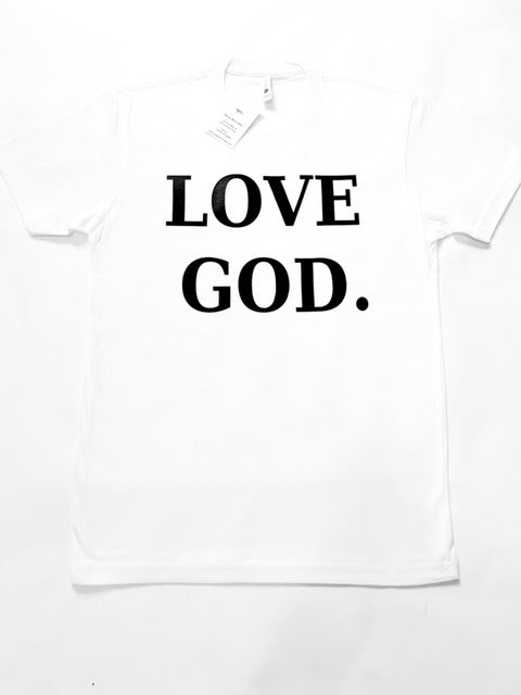 LOVE GOD TEE (White & Black)